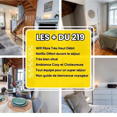 Le Triplex Confort I Parking Gratuit I Centre 度假居 阿棉